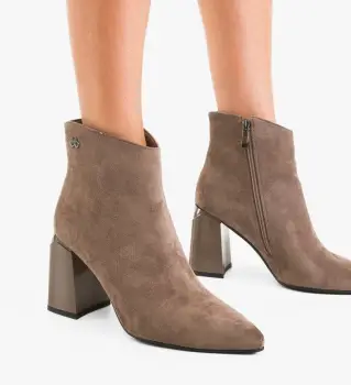 Botine dama Magta Khaki imagine
