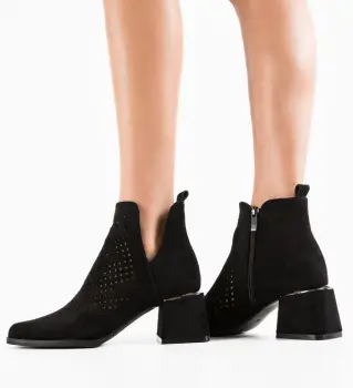 Botine dama Maraya Negre imagine