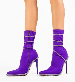 Botine dama Marijn Mov imagine