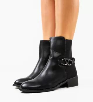 Botine dama Math Negre imagine