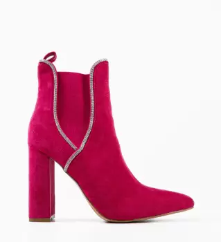 Botine dama Mckay Fuchsia imagine