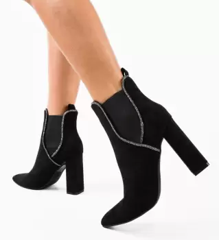 Botine dama Mckay Negre imagine