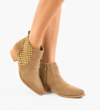 Botine dama Melod Khaki imagine