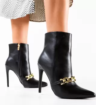 Botine dama Mischa Negre imagine