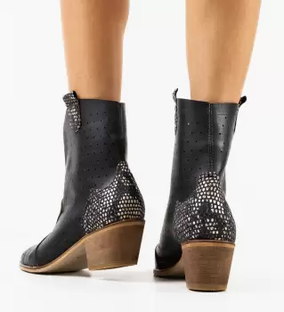 Botine dama Mixdor Negre imagine