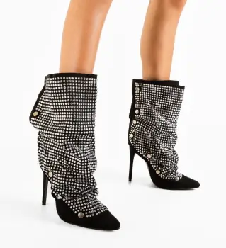 Botine dama Molotow Negre imagine