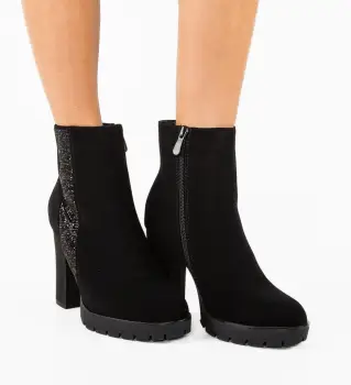 Botine dama Nabil Negre imagine