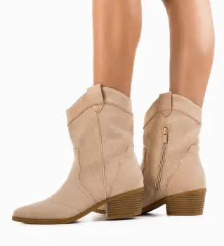 Botine dama Nanda Bej imagine