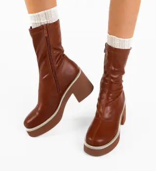 Botine dama Naom Camel imagine