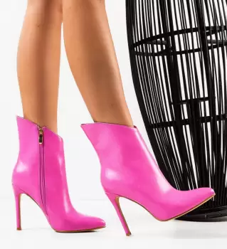 Botine dama Nate Fuchsia imagine