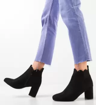 Botine dama Navarro Negre imagine