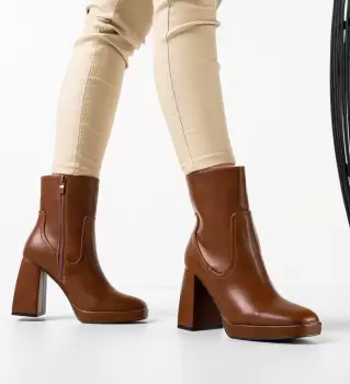 Botine dama Nevin Camel imagine