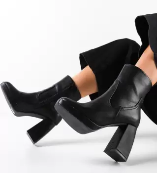 Botine dama Nevin Negre imagine