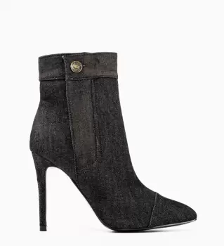 Botine dama Nithya Negre imagine