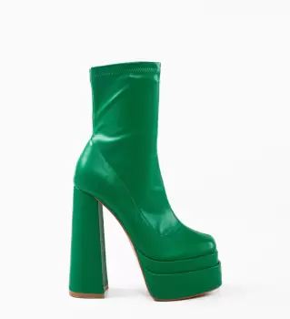 Botine dama Platouy Verzi imagine