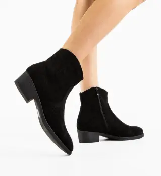 Botine dama Power Negre imagine