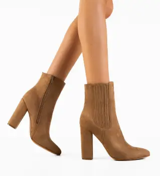 Botine dama Reenbe Bej 2 imagine