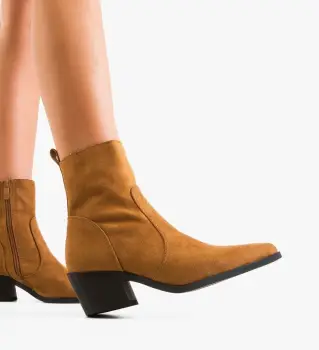 Botine dama Rhiann Camel imagine