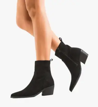 Botine dama Rhiann Negre imagine