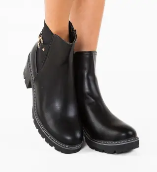 Botine dama Ross Negre imagine