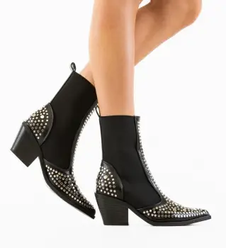 Botine dama Roth Negre imagine