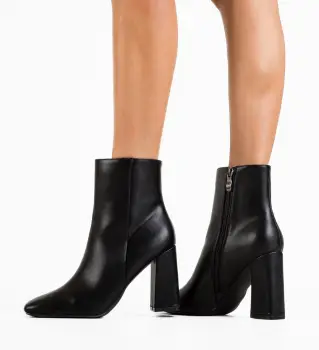Botine dama Rowan Negre imagine