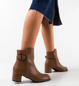 Botine dama Rugaj Camel imagine