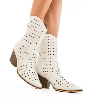 Botine dama Ruoxy Albe imagine
