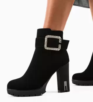 Botine dama Sadia Negre imagine