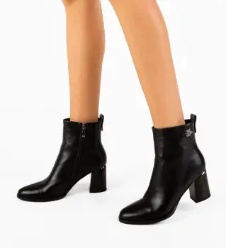 Botine dama Stehar Negre imagine