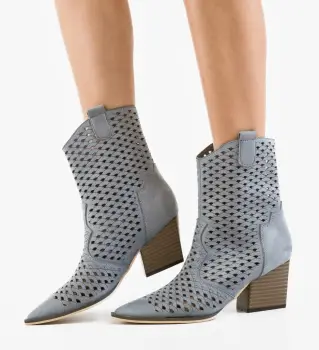 Botine dama Syon Albastre imagine