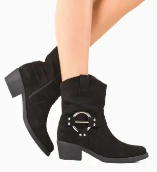 Botine dama Szymo Negre imagine