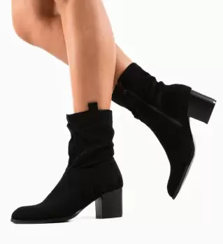 Botine dama Tasni Negre imagine