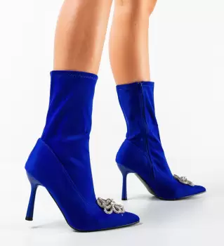 Botine dama Terynz Albastri imagine