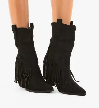 Botine dama Theri Negre imagine