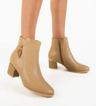 Botine dama Tovia Khaki imagine