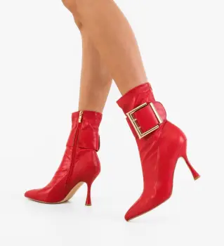 Botine dama Uju Rosii imagine