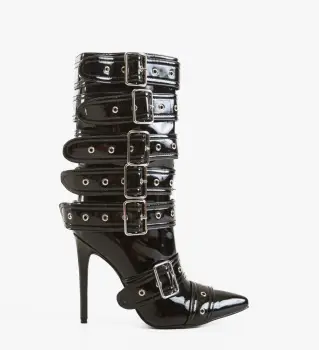 Botine dama Uraj Negre imagine