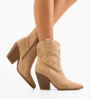 Botine dama Vanna Khaki imagine