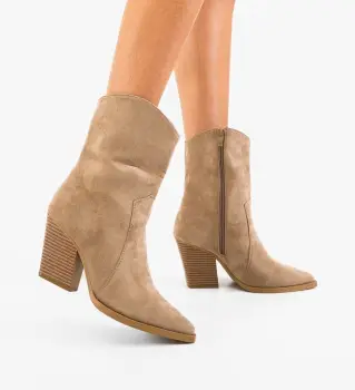 Botine dama Vela Khaki imagine