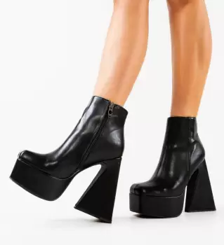 Botine dama Vera Negre imagine
