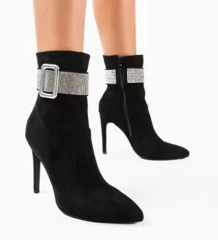 Botine dama Wagne Negre imagine