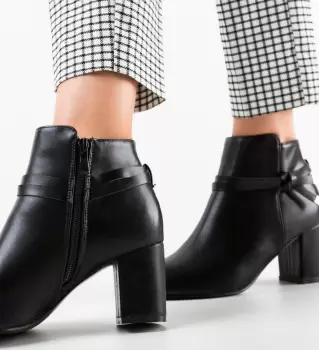 Botine dama Walton Negre imagine