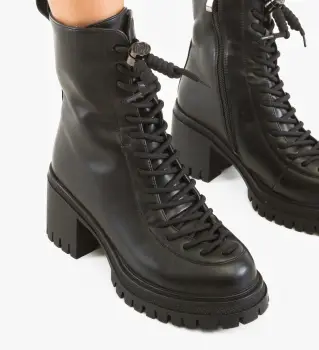 Botine dama Zambry Negre imagine