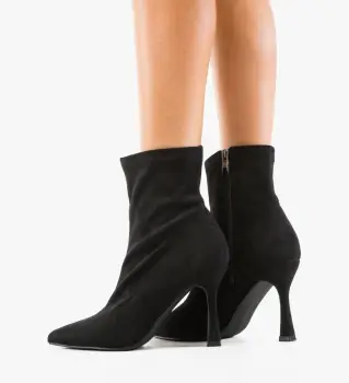 Botine dama Zarbav Negre imagine