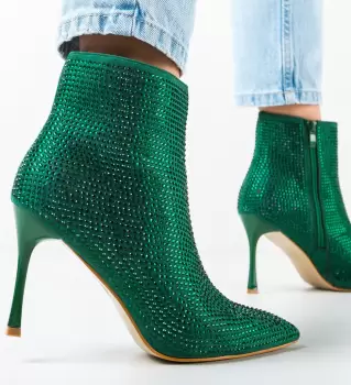 Botine dama Zayne Verzi imagine