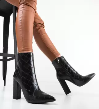 Botine Huber Negre imagine