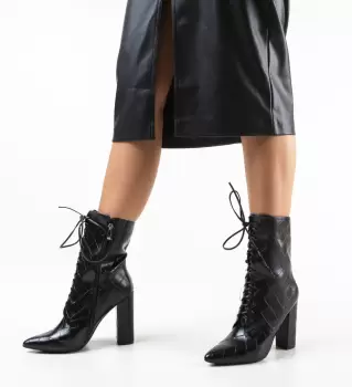 Botine Monopoly Negre imagine