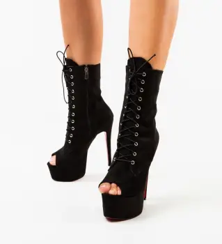 Botine Raxing Negre 9 imagine