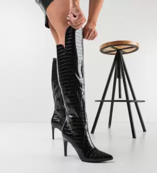 Cizme Baxter Negre imagine